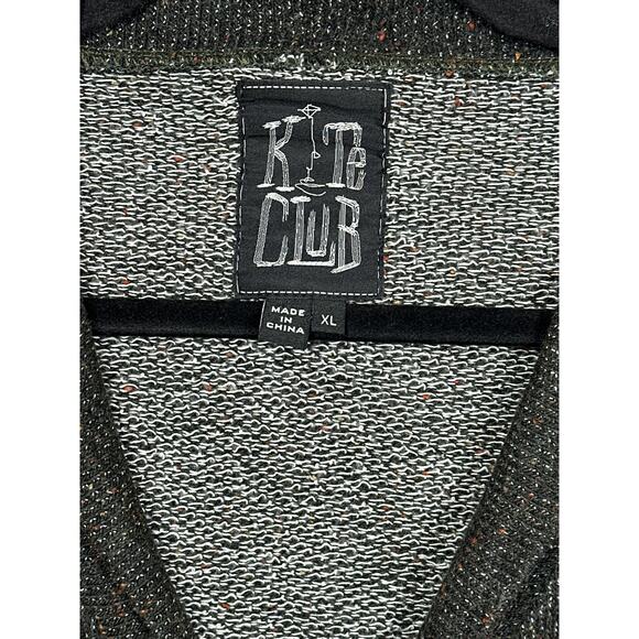 Kite Club Women's Cardigan Sweater Pockets Linen Blend Sz XL Old Money Academia - Picture 6 of 14